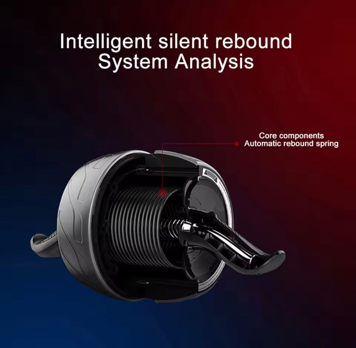 Roue abdominale automatique avec rebond